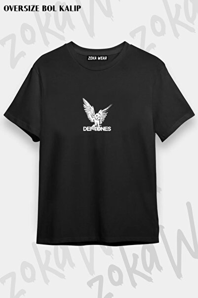 ZOKAWEAR Unisex Oversize kroj Mold Deftones Diamond Design Štampano majica