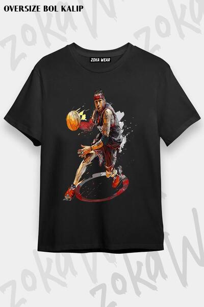 ZOKAWEAR Μπλουζάκι με στάμπα Unisex Oversize Allen Iverson v2 Design