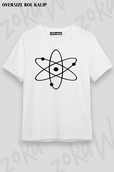 ZOKAWEAR تي شيرت مطبوع بتصميم The Big Bang Theory v2 مقاس كبير للجنسين