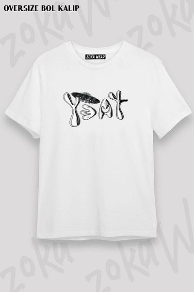 ZOKAWEAR Μπλουζάκι με στάμπα Unisex Oversize YEAT Design