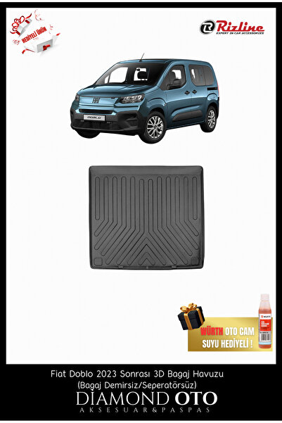 Rizline Fiat Doblo 3d Bagaj Havuzu (Bagaj Demirsiz/Seperatörsüz) 2023-2024-2025