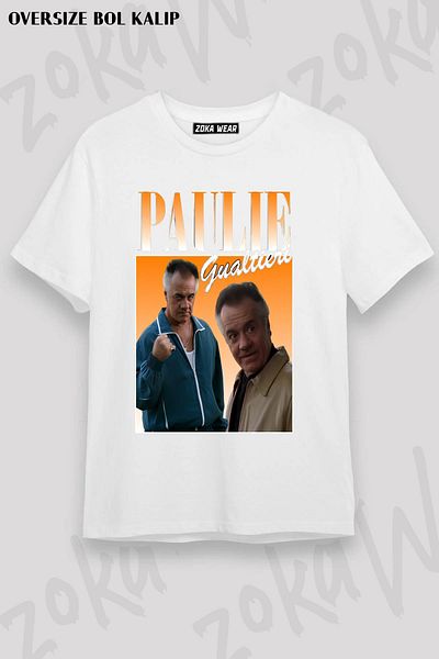 ZOKAWEAR Μπλουζάκι με στάμπα Unisex Oversize Paulie Walnuts Gualtieri Design