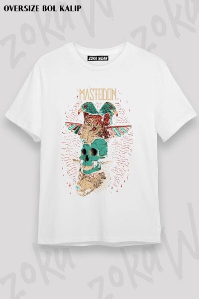 ZOKAWEAR Μπλουζάκι με στάμπα Unisex Oversize Totem Mastodon Design