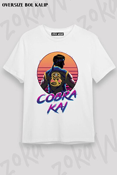ZOKAWEAR Unisex Oversize kroj Mold Cobra Kai v2 Design Štampano majica