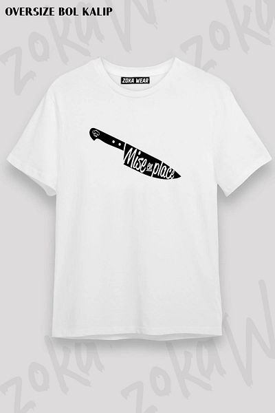 ZOKAWEAR Μπλουζάκι με στάμπα Unisex Oversize Cook v3 Design