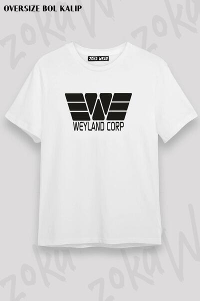 ZOKAWEAR Unisex Oversize kroj Mold Weylandcorp Design Štampano majica