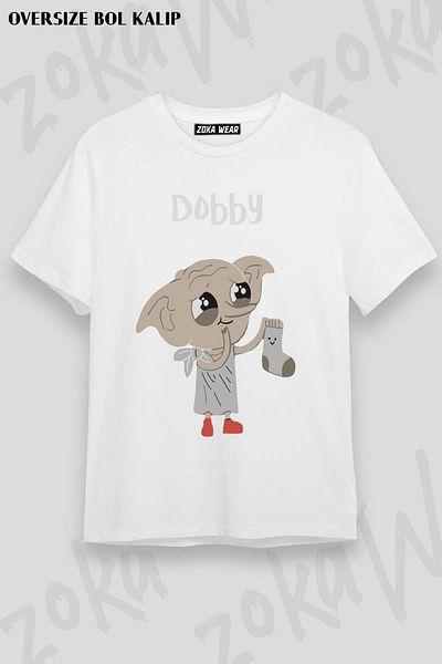 ZOKAWEAR Μπλουζάκι με στάμπα Unisex Oversize Dobby Design
