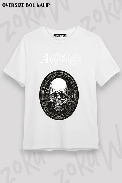 ZOKAWEAR Μπλουζάκι με στάμπα Unisex Oversize Anathema Design
