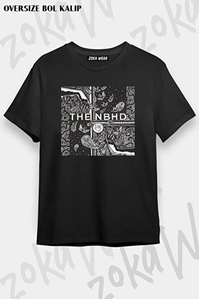 ZOKAWEAR Unisex Oversize Kalıp Nbhd The Neighbourhood Tasarım Baskılı Tshirt