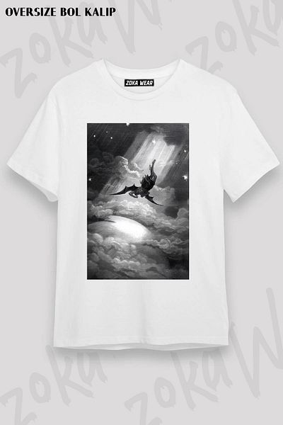ZOKAWEAR Unisex Oversize Mold - Μπλουζάκι με σχέδιο Gustave Dore που πωλείται