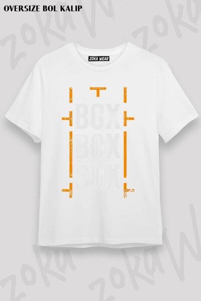 ZOKAWEAR تيشيرت للجنسين قصة فضفاضة كولد بوكس بوكس ​​بوكس فورمولا 1 تصميم مطبوع