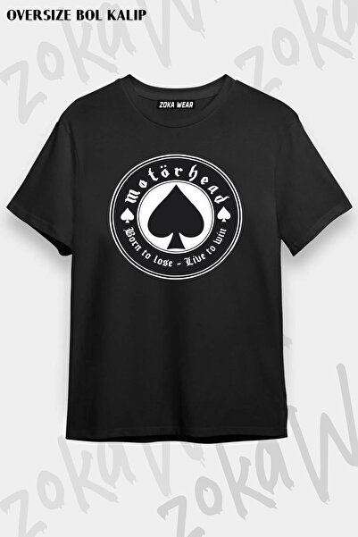 ZOKAWEAR Μπλουζάκι με στάμπα Unisex Oversize Motörhead Born To Lose Design