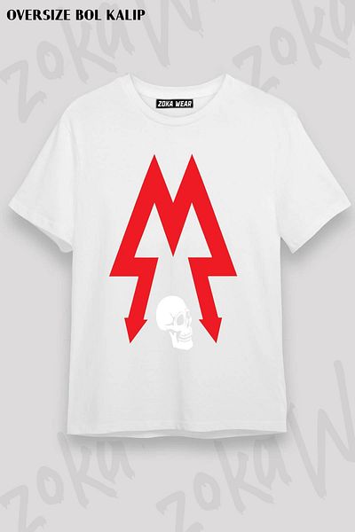 ZOKAWEAR Μπλουζάκι με στάμπα Unisex Oversize Metro 2033 Ranger Design