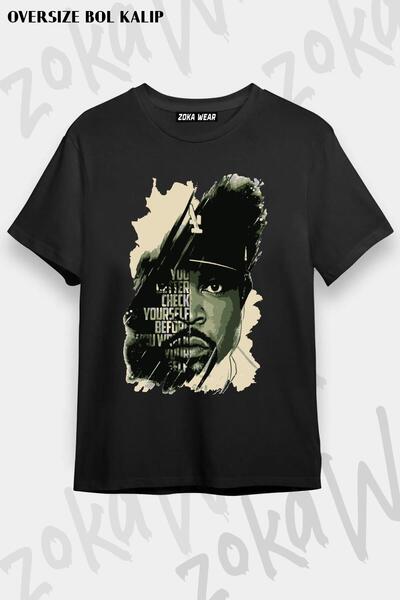 ZOKAWEAR Tricou imprimat unisex oversize Ice Cube cu design special