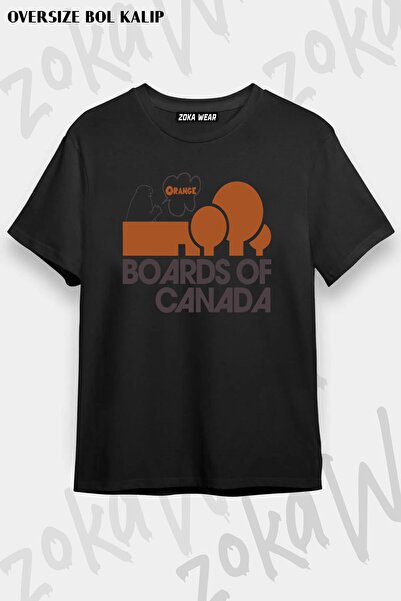 ZOKAWEAR Unisex Oversize kroj Aquarius Boards of Canada Design Štampano majica