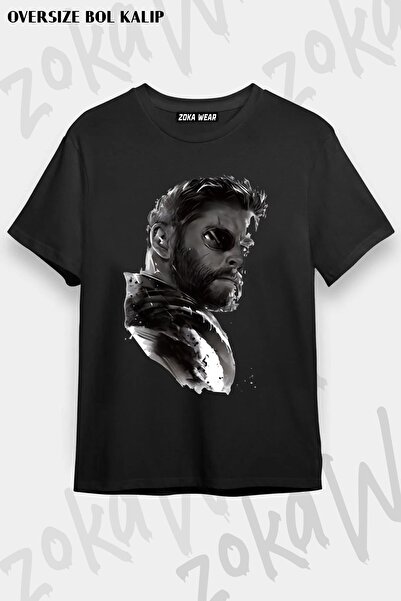 ZOKAWEAR Tricou unisex oversize cu imprimeu Thor Print Design