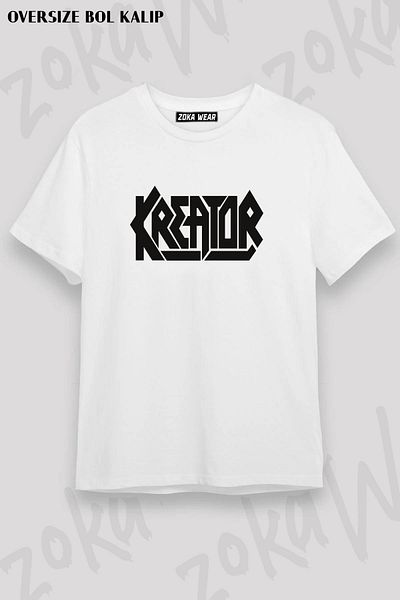 ZOKAWEAR Τυπωμένο μπλουζάκι Unisex Oversize Mold Kreator με λογότυπο