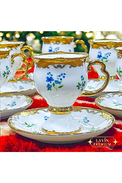 Lavin Muba Consept Darian Porselen 6 Kişilik Kahve Fincan Takımı