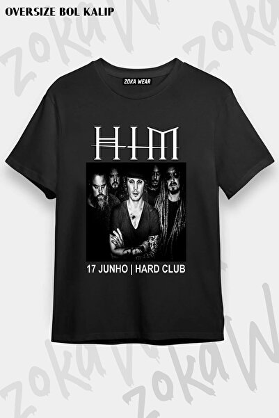 ZOKAWEAR Μπλουζάκι με στάμπα Unisex Oversize Him Hard Club Design