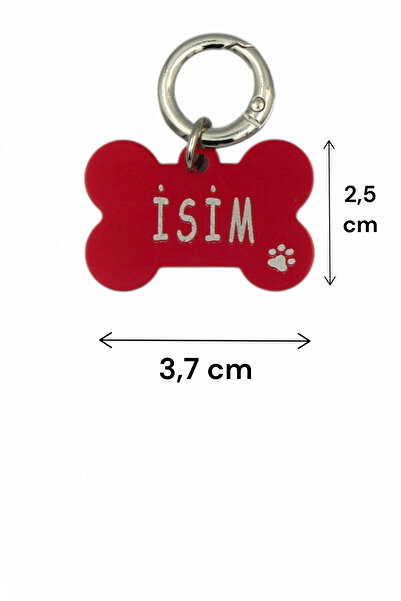 CARAMELOS KİŞİYE ÖZEL KÖPEK İSİMLİ KÜNYE- METAL- PASLANMAZ, KARARMAZ-KÖPEK İSİMLİK-TASMA