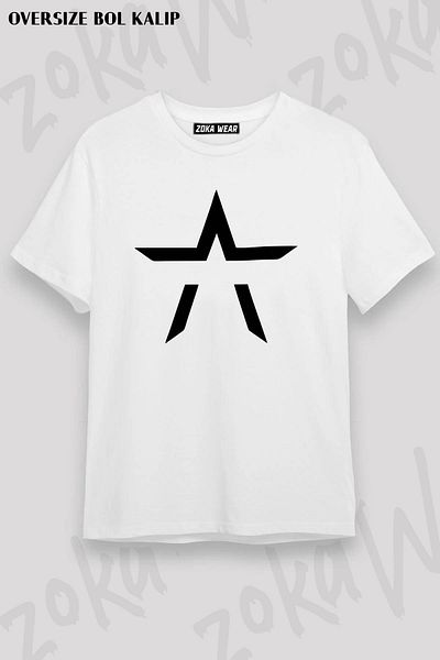 ZOKAWEAR Μπλουζάκι με στάμπα Unisex Oversize Starset x2 Design
