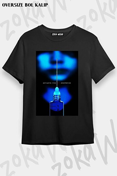 ZOKAWEAR Unisex Oversize Mold Porcupine Tree V2 Design Printed Tshirt