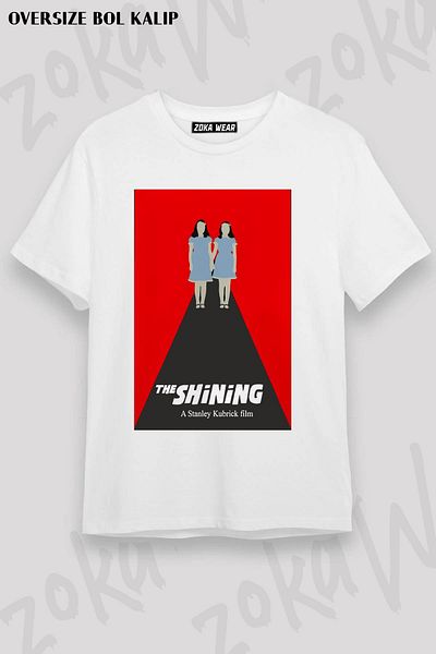 ZOKAWEAR Tricou unisex oversize cu imprimeu The Shining Design