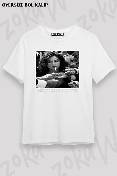 ZOKAWEAR Μπλουζάκι με στάμπα Unisex Oversize Mold Smoke Monica Belluci Design