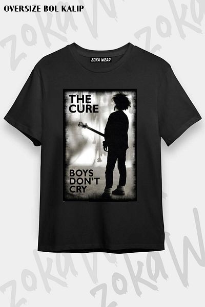 ZOKAWEAR Μπλουζάκι με στάμπα Unisex Oversize The Cure Boys Design
