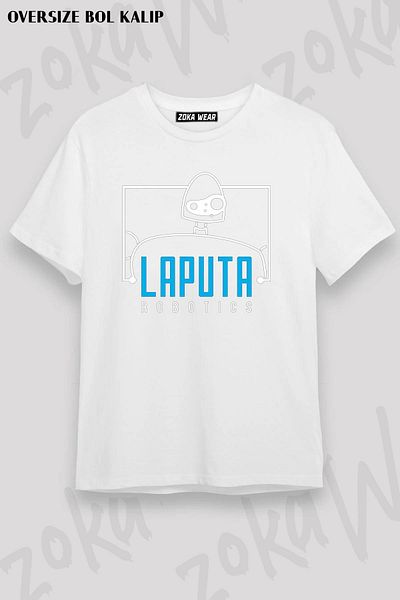 ZOKAWEAR Μπλουζάκι με στάμπα Unisex Oversize Laputa Design