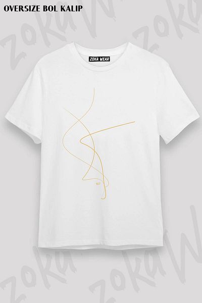 ZOKAWEAR Μπλουζάκι με στάμπα Unisex Oversize Kintsugi 2 Art Decor Design
