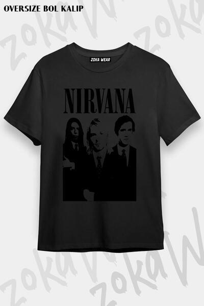 ZOKAWEAR Unisex Oversize kroj Mold Band Nirvana Design Štampano majica