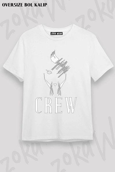 ZOKAWEAR Μπλουζάκι με στάμπα Unisex Oversize Hayko Cepkin Crew Design