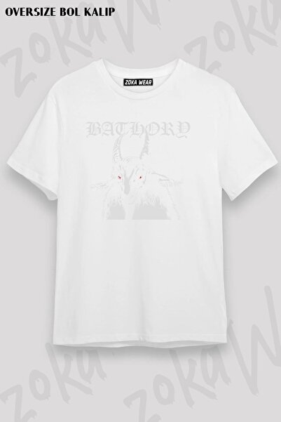 ZOKAWEAR Unisex Oversize kroj Mold Goat Bathory Design Štampano majica