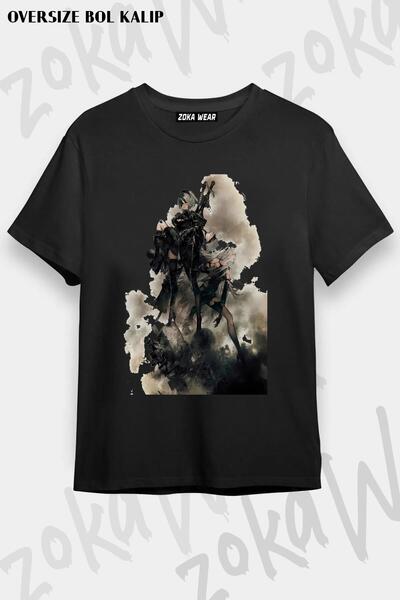 ZOKAWEAR Unisex Oversize kroj Mold Nier automata3 Design Štampano majica