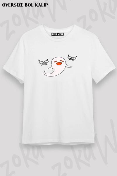 ZOKAWEAR Tricou oversize unisex cu imprimeu Genshin Impact Hu Tao