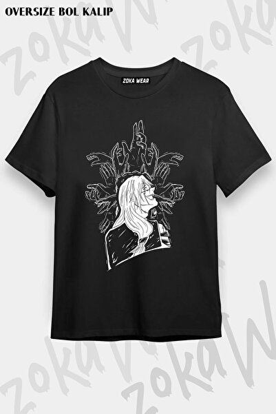 ZOKAWEAR Tricou imprimat unisex oversize, auto-embodiment al Mahito Design