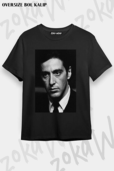 ZOKAWEAR Μπλουζάκι με στάμπα Unisex Oversize Al Pacino v2 Design