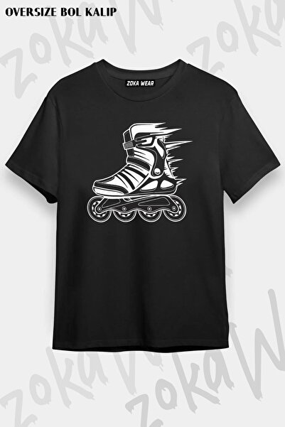 ZOKAWEAR Μπλουζάκι με στάμπα Unisex Oversize Skate v4 Design