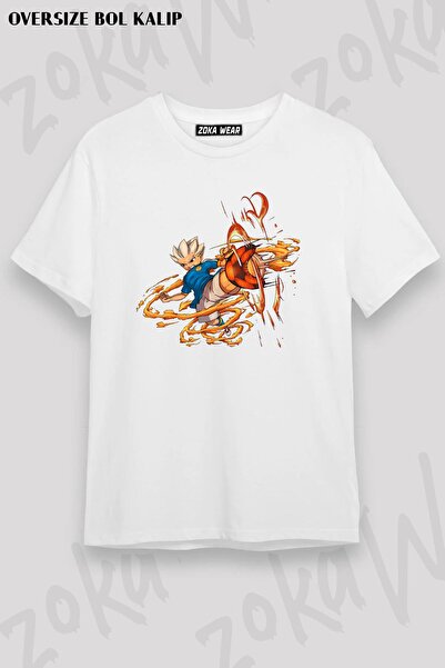 ZOKAWEAR Tricou oversize unisex cu imprimeu Inazuma Eleven Axel Blaze