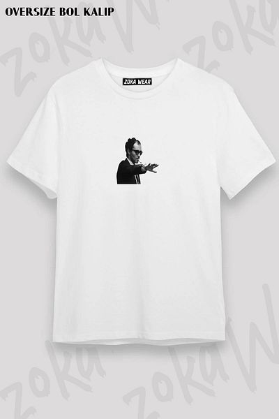 ZOKAWEAR Μπλουζάκι με στάμπα με στάμπα Godard Unisex Oversize
