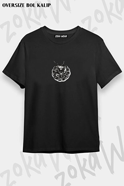 ZOKAWEAR Tricou unisex oversize cu imprimeu Death Grips Design