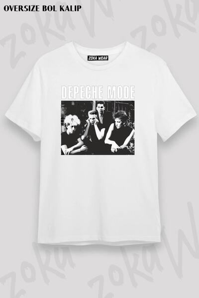 ZOKAWEAR Unisex Oversize kroj Mold Band V2 Depeche Mode Design Štampano majica