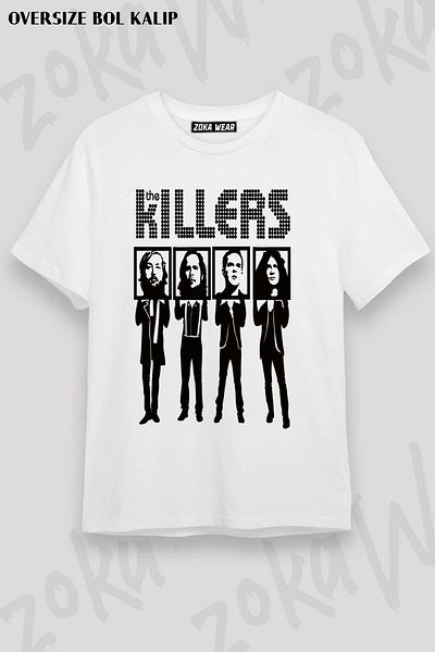 ZOKAWEAR Μπλουζάκι με στάμπα Unisex Oversize The Killers v2 Design