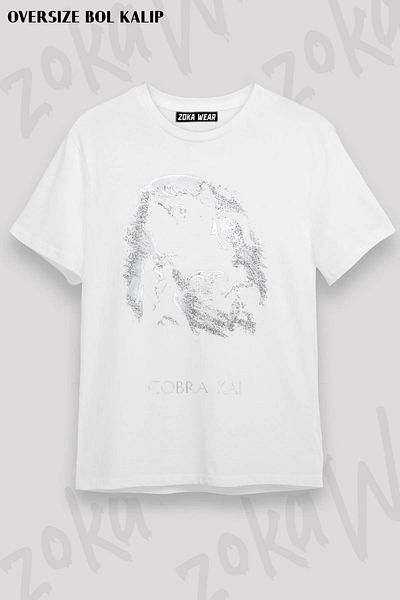 ZOKAWEAR Μπλουζάκι με στάμπα Unisex Oversize Cobra Kai v6 Design