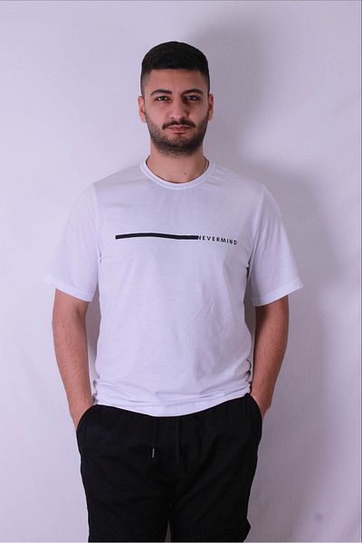 trender City Epic Print White Men's T-Shirt