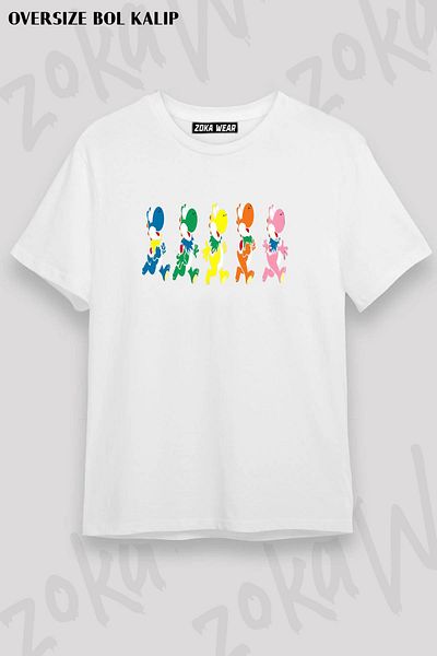 ZOKAWEAR Μπλουζάκι με στάμπα Unisex με σχέδιο Yoshi