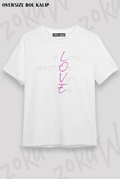 ZOKAWEAR Μπλουζάκι με στάμπα Unisex Oversize Pilates Love v2 Design