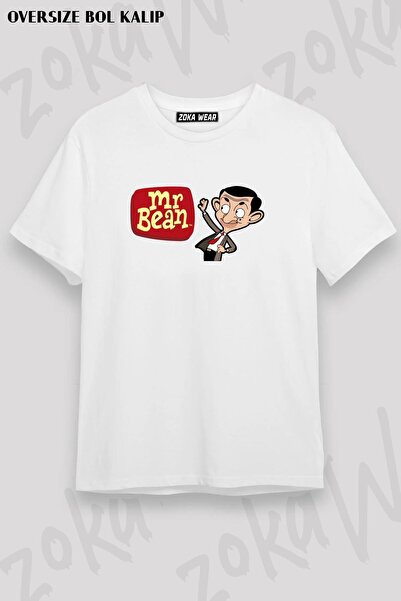 ZOKAWEAR Tricou unisex oversize cu imprimeu Mr. Bean B Design