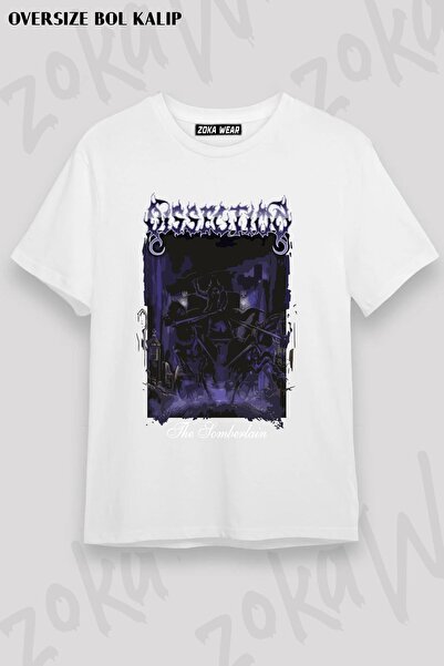 ZOKAWEAR Unisex Oversize kroj Mold Dissection v2 Design Štampano majica